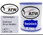 Preview: Volkswagen, Diamond Silver Metallic, LE7Y / L97A / Z4: 1L Lackdose, von ATW Autoteile West.